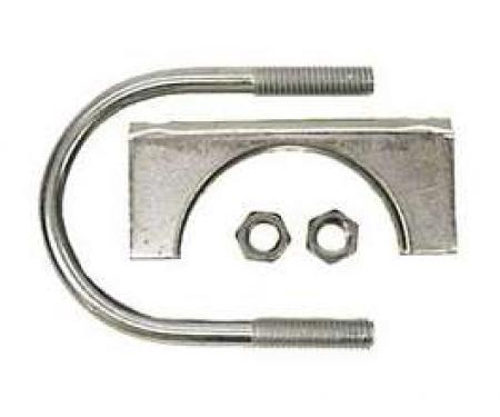 Camaro Exhaust Muffler Clamp, Steel, 2, 1967-2011