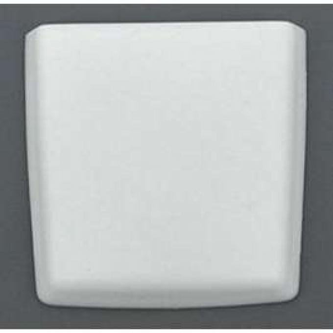 Camaro Dome Light Lens, Square, Interior, White, 1982-1992