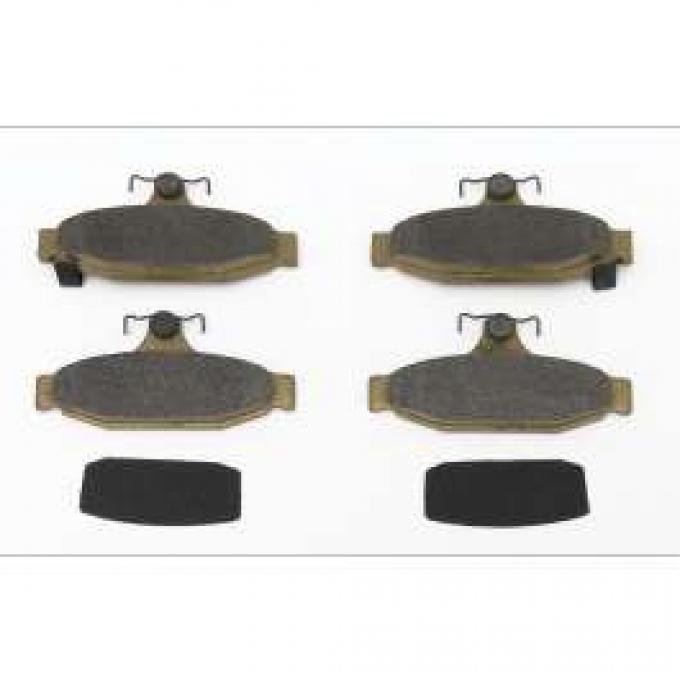 Camaro Rear Disc Brake Pads, With 1LE Option, ACDelco Durastop, 1982-1992