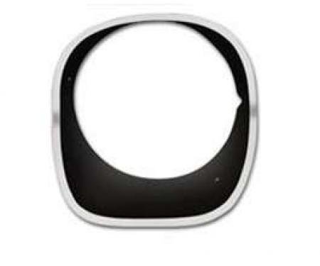Camaro Headlight Bezel, Left, Black, Z28, 1974-1977