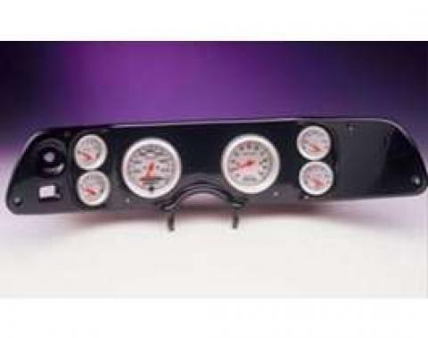 Camaro Dash Panel, With 6 AutoMeter Ultra Lite Gauges, Carbon Fiber, 1970-1978