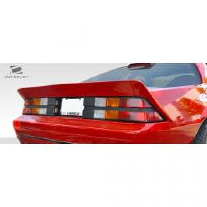 Camaro Duraflex Xtreme Wing Trunk Lid Spoiler, Extreme Dimensions, 1982-1992