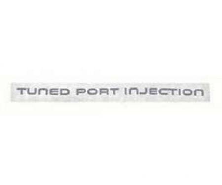 Camaro Rocker Panel Decal, Tuned Port Injection, Silver, 1985-1990