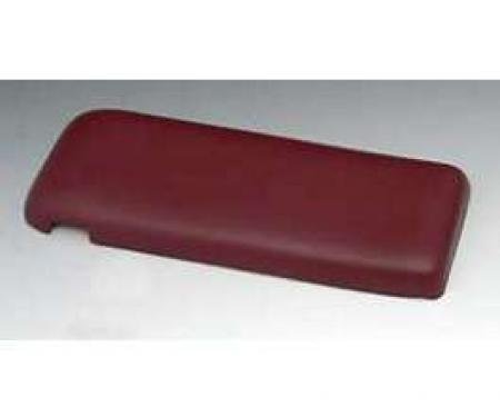 Camaro Console Lid, Padded, Dark Carmine Red, 1973-1981