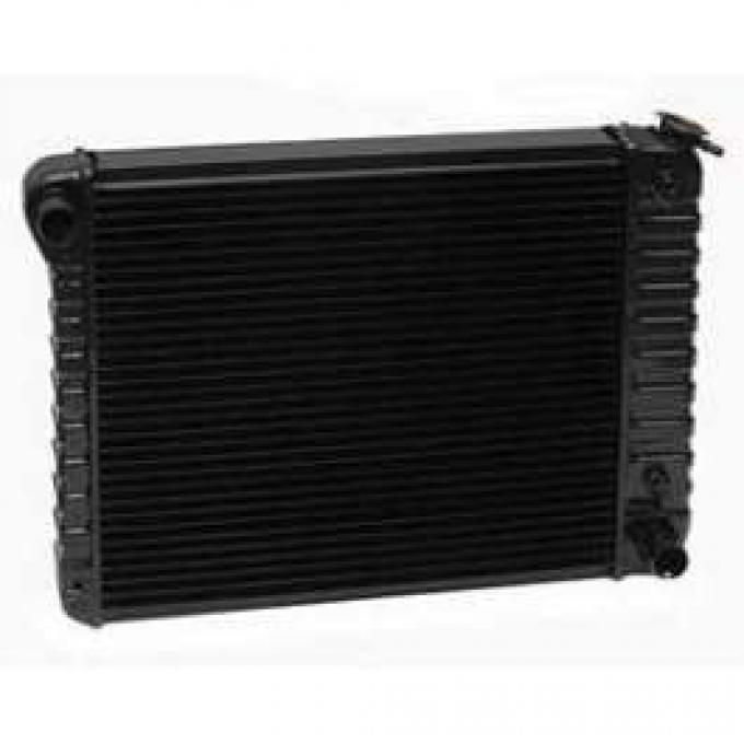 Camaro Radiator, Copper 3 Core, Small Block, For Cars With Automatic Transmission & Without Air Conditioning, U.S. Radiator, 1970-1971