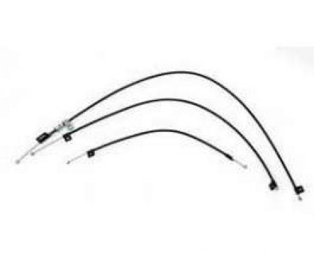 Camaro Heater Control Cable Set, For Cars Without Air Conditioning, 1967-1968