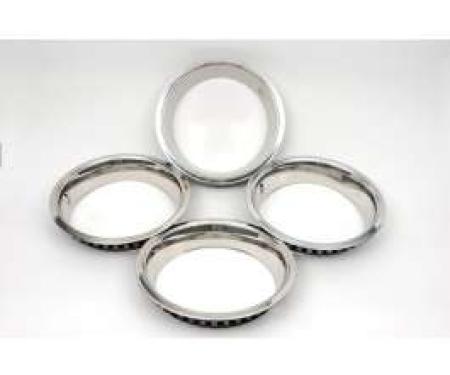 Camaro Super Sport (SS) Wheel Trim Ring Set, 14 x 7, With Inside Style Clips, 1969