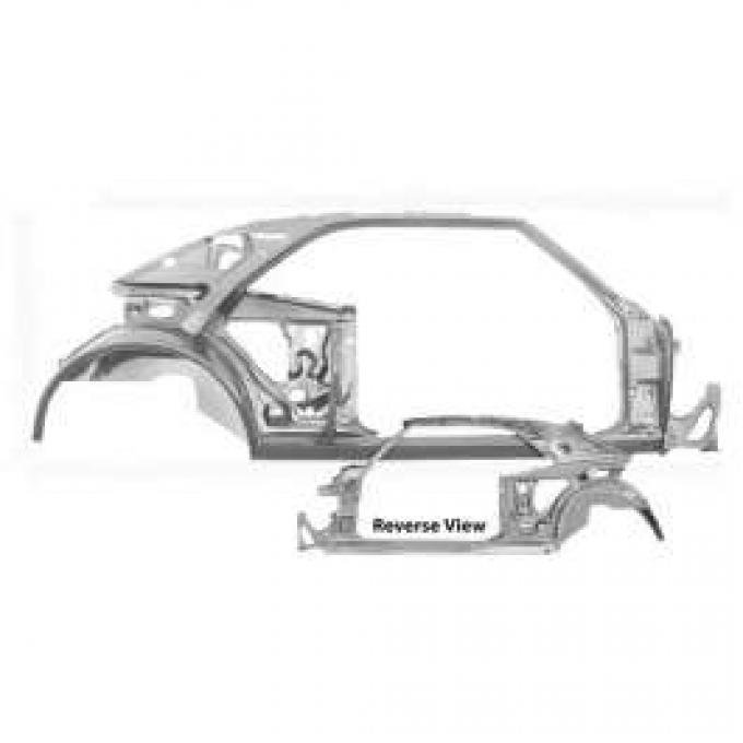 Camaro Quarter And Door Frame Assembly, Right, 1969