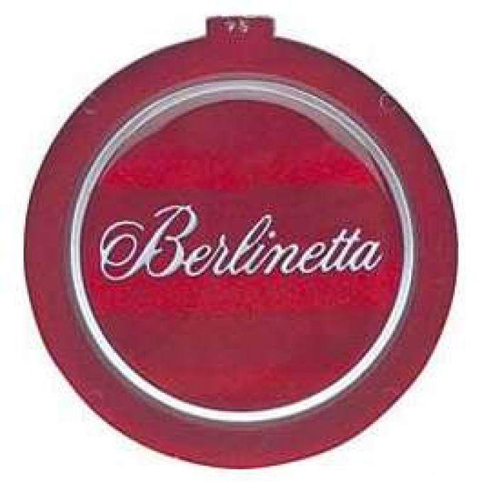 Camaro Steering Wheel Horn Cap Emblem, Berlinetta, 1979-1981