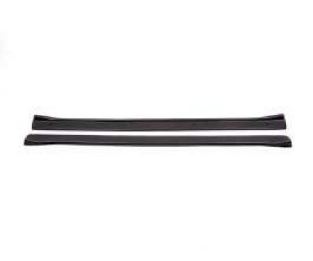 Camaro Door Sill Plates, Carbon Fiber Look, ABS, 1967-1969