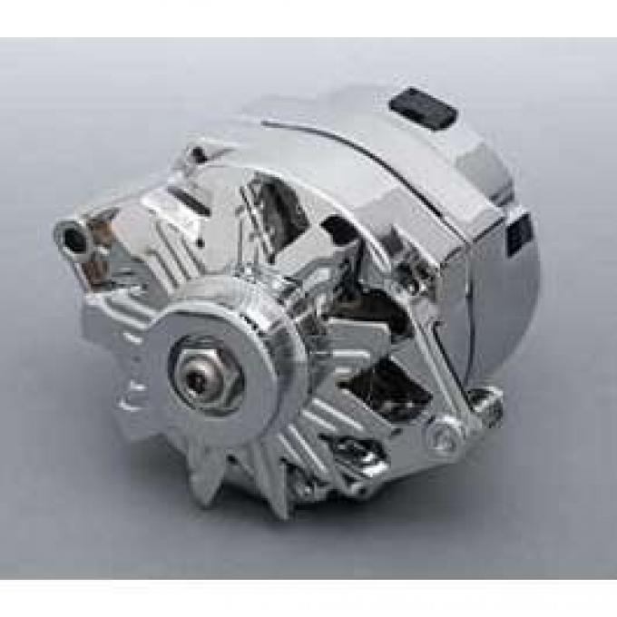 Camaro Powermaster Alternator, 100 AMP Chrome, 1985-1986