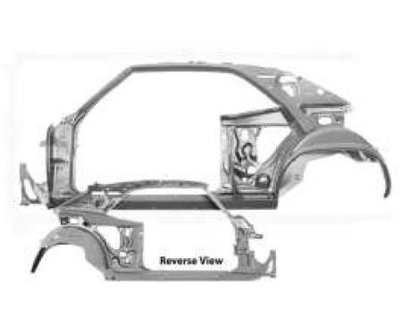Camaro Quarter And Door Frame Assembly, Left, 1969