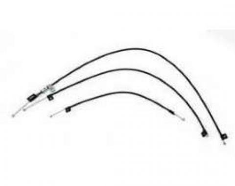 Camaro Heater Control Cable Set, For Cars Without Air Conditioning, 1967-1968