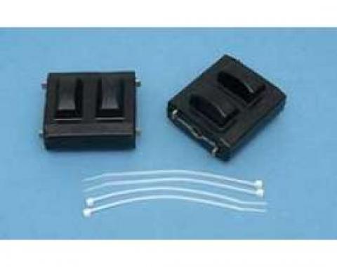 Camaro Engine Motor Mount Inserts, Polyurethane, 1973-1992