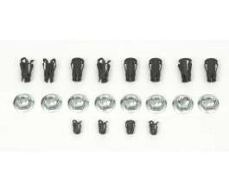 Camaro Emblem Fastener Set, For Cars With Standard Trim (Non-Rally Sport) & Z28 , 1967