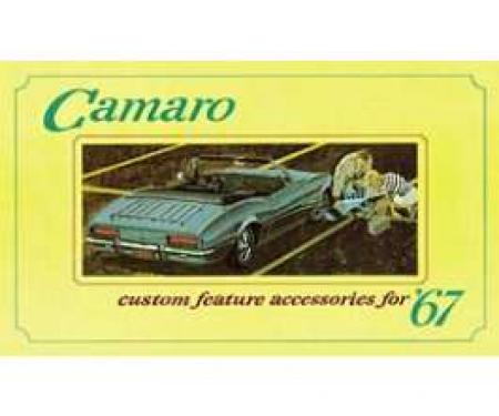 Camaro Custom Feature Accessories Booklet, 1967