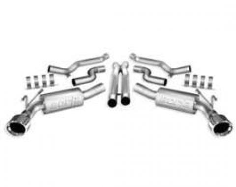 Camaro Exhaust System, Borla Cat-Back, ATAK, 6.2L, 2010-2013