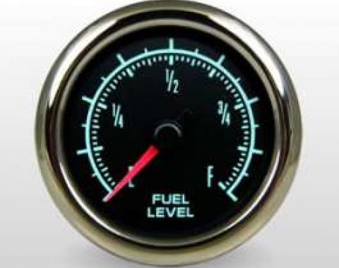 Camaro Fuel Gauge, 2 1/16, Marshall Instruments, Muscle Series, 1967-1969