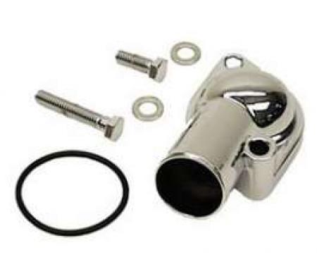 Camaro Thermostat Housing, Chrome, With O-Ring Seal, 1967-1969