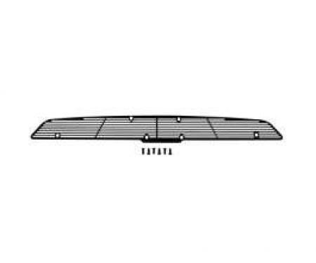 Camaro Cowl Induction Hood Grille, Style 1, Black, 1967-1969