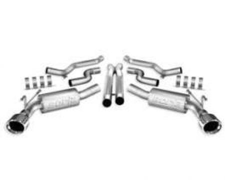 Camaro Exhaust System, Borla Cat-Back, ATAK, 6.2L, 2010-2013