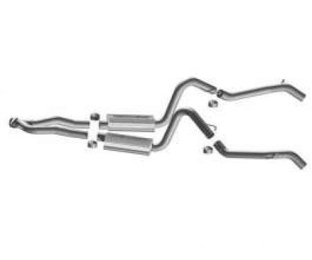 Camaro Exhaust System, Stainless Steel, Cat-Back, MagnaFlow, 1975-1979