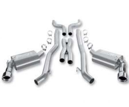 Camaro Exhaust System, Borla Cat-Back, Three Inch, With X Pipe 6.2L, 2010-2011