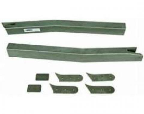 Camaro Subframe Reinforcement Connectors, Coupe Or Convertible, Weld-In, 1967-1969