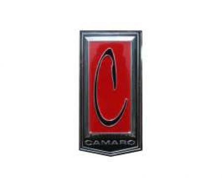 Camaro Metal Wall Sign, Header Emblem, 1971-1974