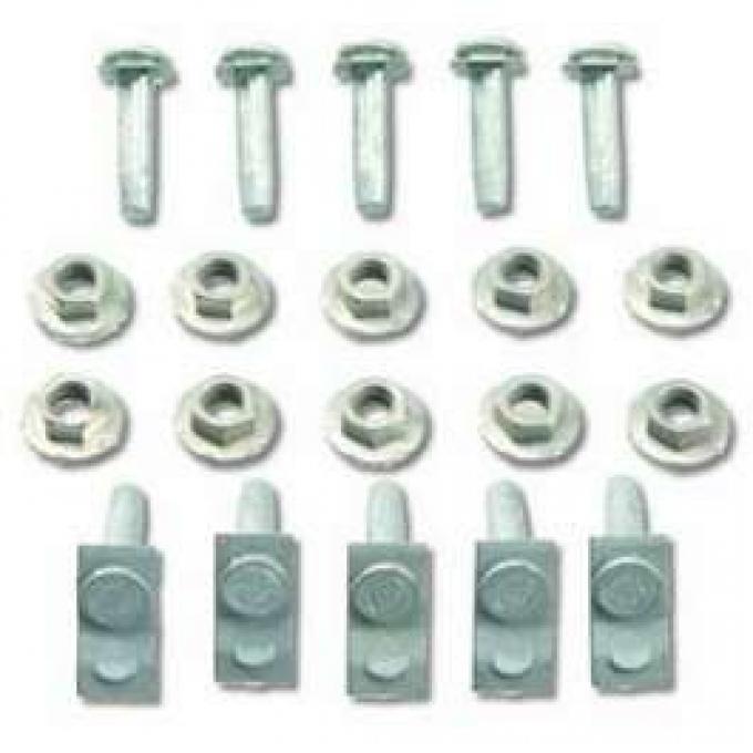 Camaro Taillight Housing Mounting Stud & Nut Set, Unthreaded, Show Correct, 1969