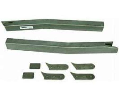 Camaro Subframe Reinforcement Connectors, Coupe Or Convertible, Weld-In, 1967-1969