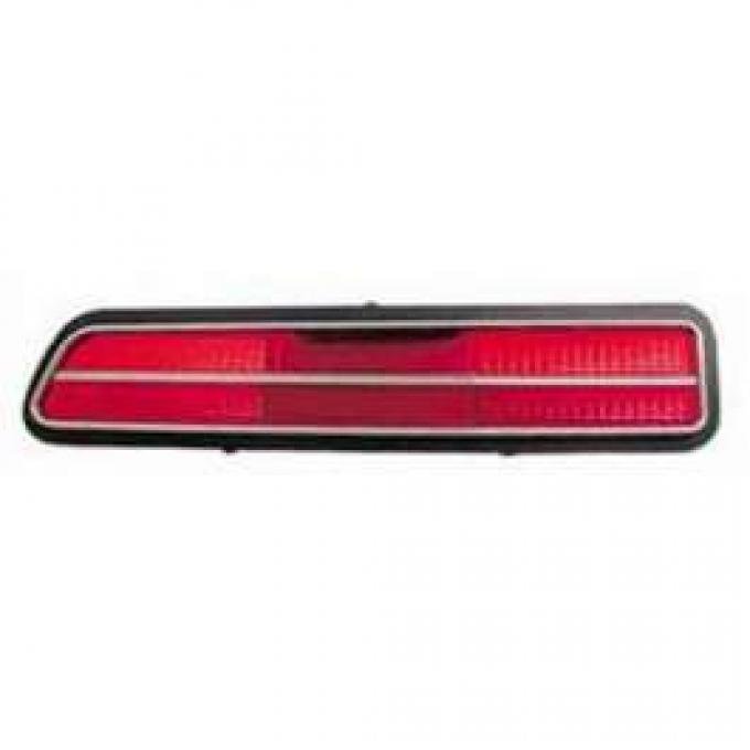 Camaro Taillight Lens, Left, Rally Sport (RS), 1969