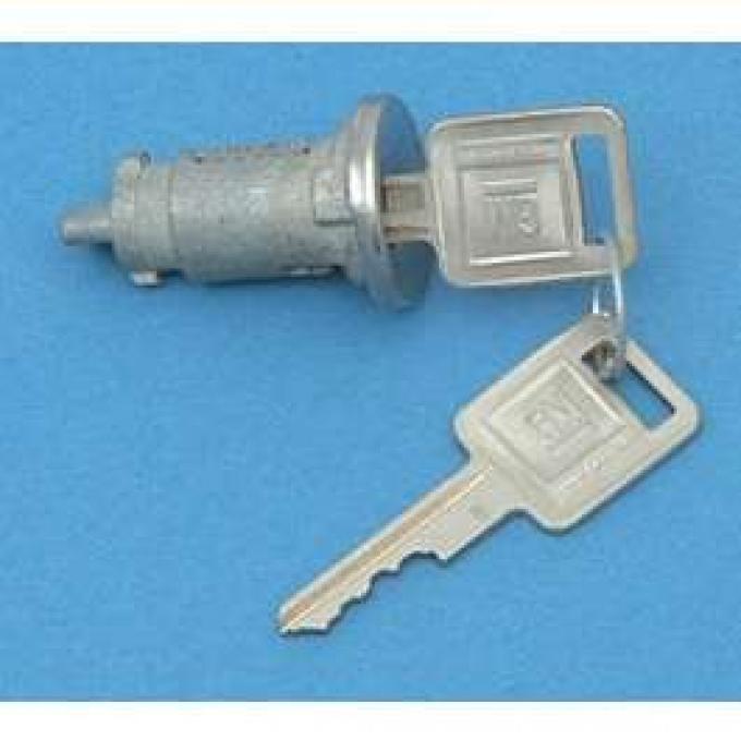 Camaro Ignition Lock, With Late Style Keys, 1967