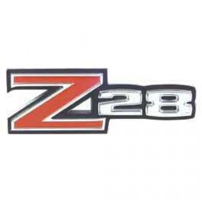 Camaro Rear Spoiler Emblem, Z28, 1970-1973