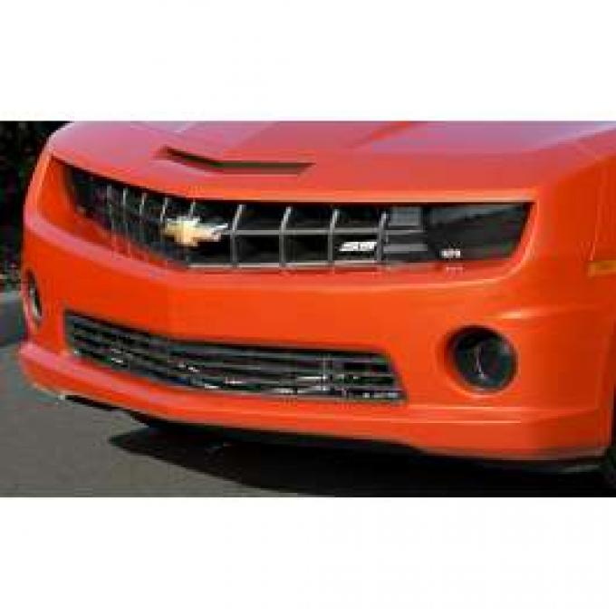 Camaro Headlight Covers, Carbon Fiber Design, Without HID or RS Option, 2010-2011