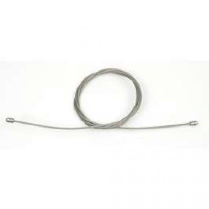 Camaro Parking Brake Cable, Intermediate, Stainless Steel, 88", For Cars With Big Block Engine, 1967