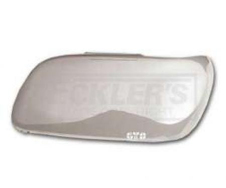 Camaro Headlight Covers, Clear, 1985-1992