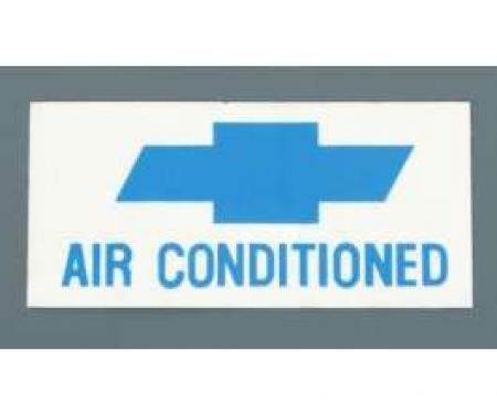 Camaro Air Conditioned Window Decal, 1967