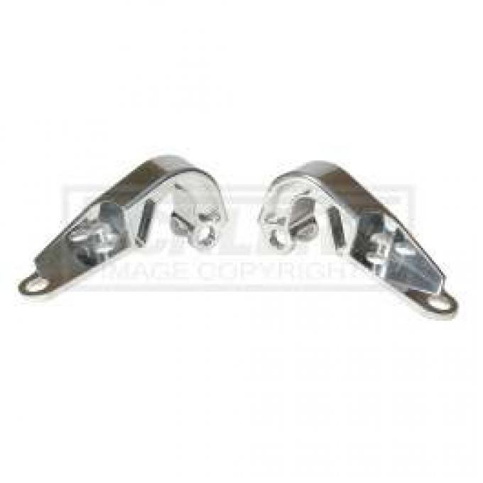 Camaro Trunk Hinges, Billet Aluminum, Polished 1970-1981