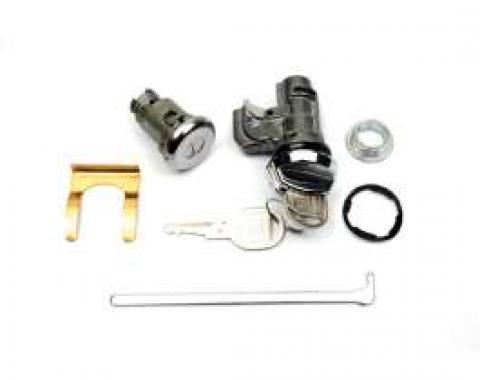 Camaro Glove Box & Trunk Lock Set, With Original Style Keys, 1969