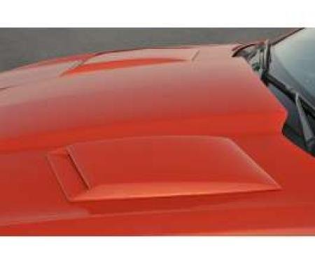 Camaro Hood Scoops, With Black Vinyl Insert, 2010-2014