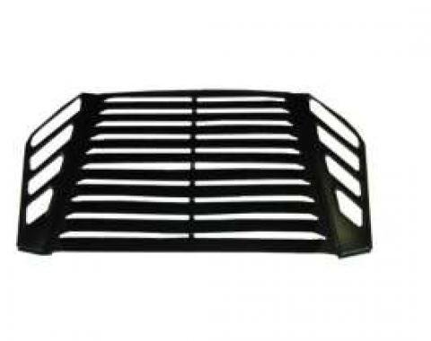 Camaro Louvers, Rear Window, Aluminum, Without Third Brake Light, 1982-1992