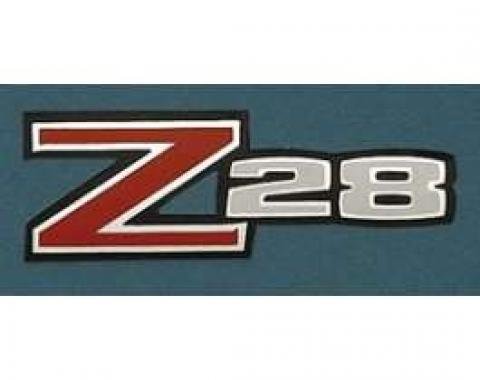 Camaro Rear Spoiler Decal, Z28, 1970-1973