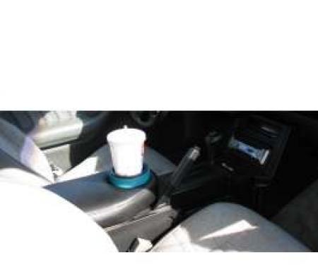 Camaro Console Lid, Black, Padded With Cup Holder, 1982-1992