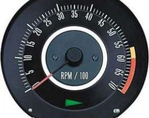 Camaro Tachometer, 6000 RPM Redline, 1967