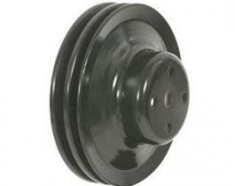 Camaro Water Pump Pulley, Double Groove, V8, 1970-1989