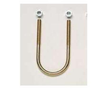 Camaro Leaf Spring U-Bolts, 3-1/2" Diameter, 6-1/2" Long, Rear, 1970-1981