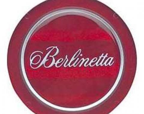 Camaro Steering Wheel Horn Cap Emblem, Berlinetta, 1979-1981