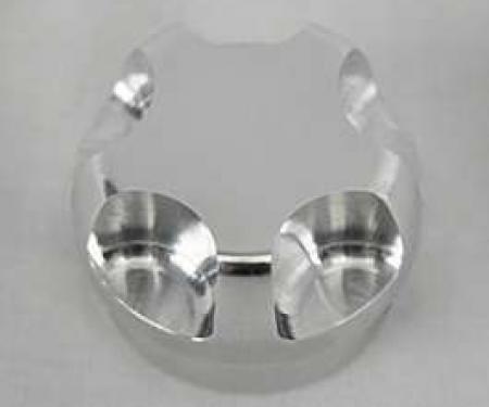 Camaro Radiator Reservoir Cap, Billet Aluminum, Plain, 2010-2013
