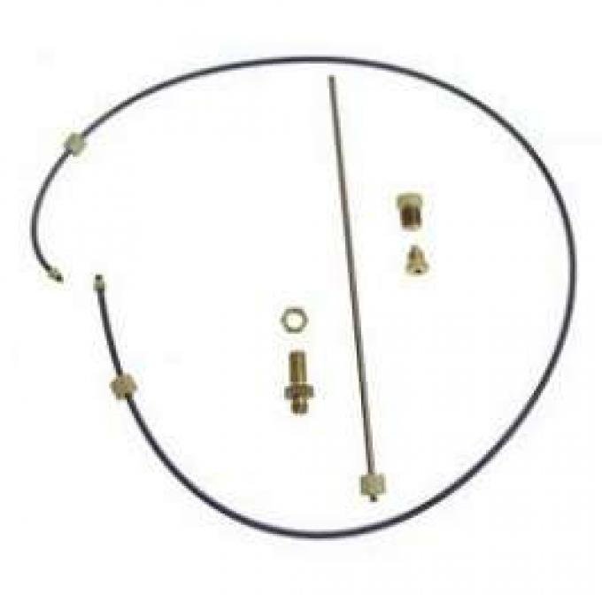 Camaro Oil Pressure Gauge Oil Line Kit, 396/375hp, 1969